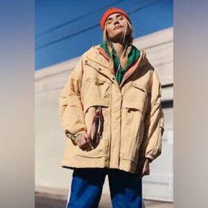 Free People Movement Billie Boxy Nectar Wash Lightweight Insulated Jacket M/L